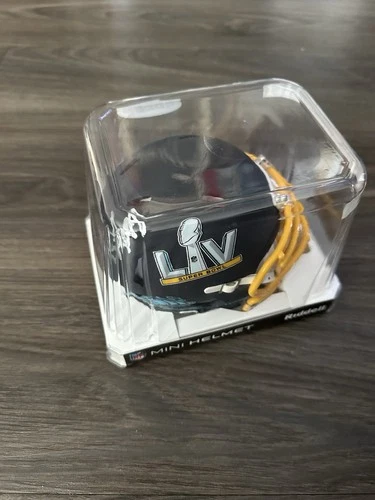 Anthony Nelson Signed Autographed NFL Tampa Bay Bucs Football Super Bowl Mini