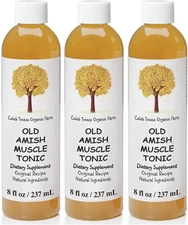 Old Amish Muscle Tonic (Formerly: Stops Leg & Foot Cramps) - 3 Pack