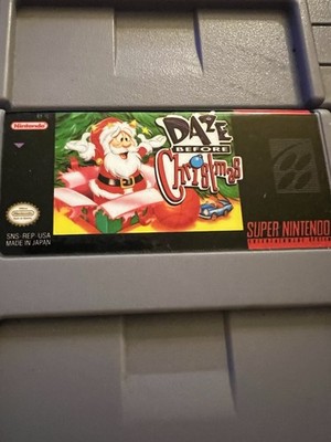 Daze Before Christmas Nintendo SNES Game Cartridge NTSC-U/C US Canada