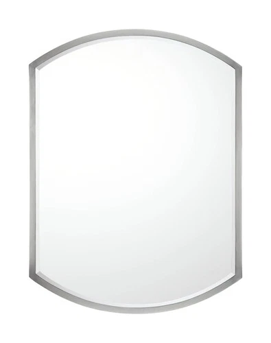 Aramis Matte Nickel 24" x 32" Rectangular Wall Mirror - Picture 2 of 2