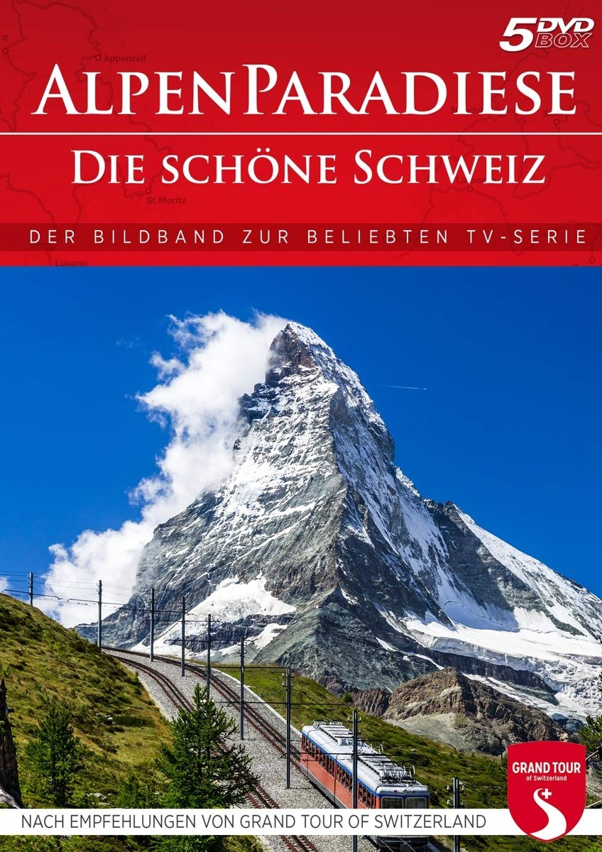 5 DVDs Alpenparadiese - Die schöne Schweiz (DVD) Various