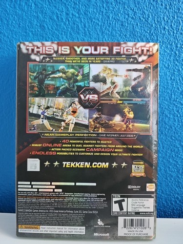 Jeu Tekken 6 Complet Version FR Pour Xbox 360 - Bon état - PEGI 16