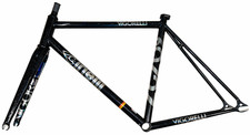 Cinelli Vigorelli Stahl Schienenrahmen 53cm Chromoly Fixie Pista Rahmenset...