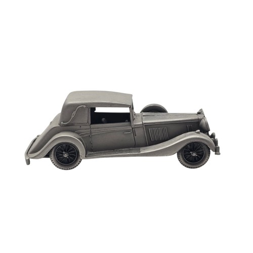 Danbury Mint 1936 Alvis Speed 25 Crafted in Pewter No Box - Picture 3 of 6