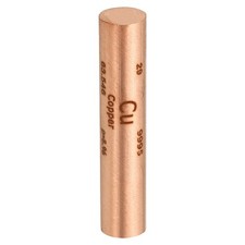 Red Copper Stick, 0.4x2" cu Density Stick High Density Element Rod