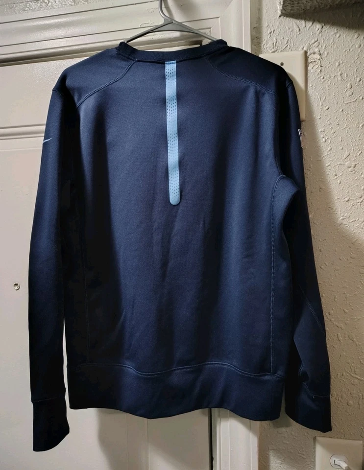 Nike Dri Fit Tennessee Titans NFL On Field Blue Sweatshirt Mens Large M - Image 4 of 4