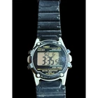 Vintage Timex Indiglo Digital Watch Water Resistant 100M Black Resin Strap