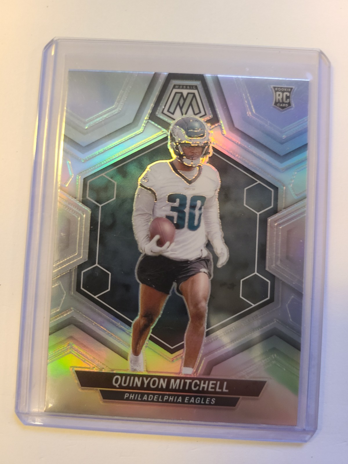 2024 Panini Mosaic - Rookies Quinyon Mitchell #322 Silver Prizm (RC)