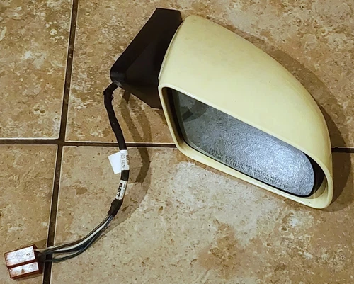 OEM 1989-1991 Chrysler TC by Maserati Right Pass Side View Mirror (Light Yellow)