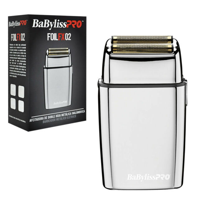 BaBylissPRO FoilFX02 Cordless Metal Double Foil Shaver for