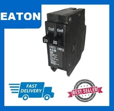 New Cutler-Hammer Eaton Type BR 20-Amp 2-Pole Tandem Circuit Breaker BD2020