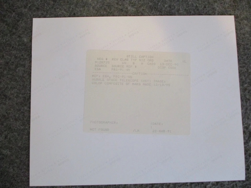 TELESCOPIO ESPACIAL HUBBLE DE LA NASA MSFC ESA de los años 1980-90 primera generación fotos/libros/calcomanías+++ Foto 4 de 4