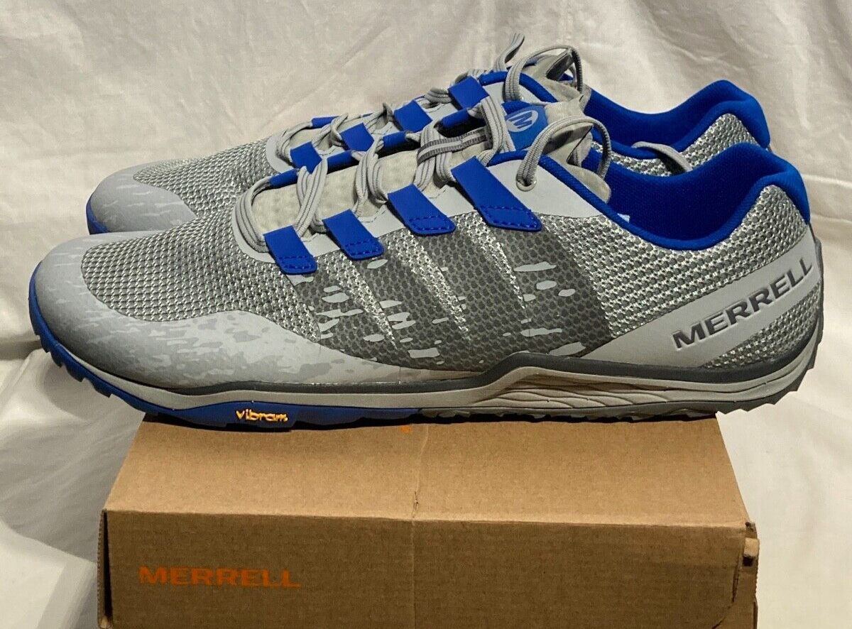 Merrell Trail Glove 5 Vibram Scarpa da Trail Running J066813 Uomo 14 M Grigio