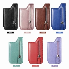 Stick On Pouch Adhesive Pocket Wallet Cards Holder Universal Case For Cell Phone