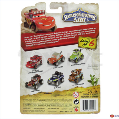 Disney Pixar Cars Shifty Sidewinder 2014 Radiator Springs 500 1/2