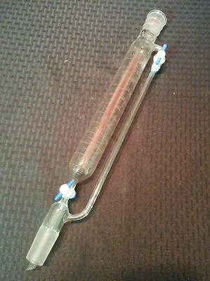 #ad Glass 250mL Graduated Pressure Equalizing Addition Funnel Two PTFE Plugs 29 42 $81.99