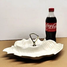 Vintage California Pottery Serving Bowl Ceramic Party Platter 12x8