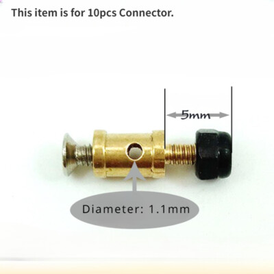 10x Fast Pull Push Rod Adjuster Connector for Model Airplane Plane DIY Parts