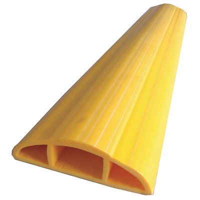 POWER FIRST 4CEJ5 Cable Protector,1 Channel,Yellow,5 ft.L 4CEJ5