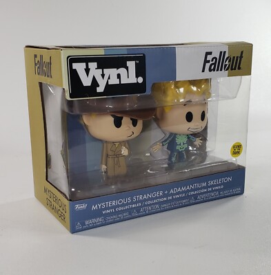 Funko Vynl Fallout Adamantium Skeleton & Mysterious Stranger Glow In the Dark