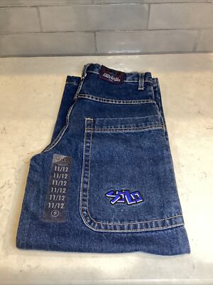Vintage 90s Solo Semore Jr Denim Jeans 11/12 youth USA Made Baggy
