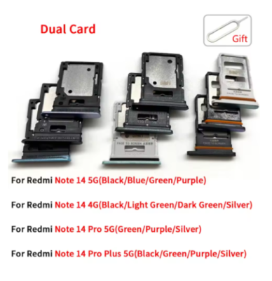 Tiroir Lecteur Double Carte SIM Pour Xiaomi 13T - Vert - Compatible Modèle 2306EPN60G