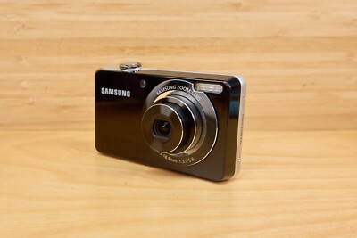 Samsung PL100 12.2MP Digital Camera, front LCD Display for selfie