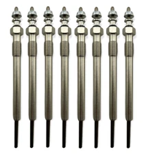 8 Glow Plugs 4.7v FITS 2004 2005 Chevy Silverado 2500 3500 6.6L Duramax 97326305