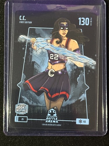 2024 Bo Jackson Battle Arena 1st Edition C.C. Caitlin Clark Rookie Ice Parallel