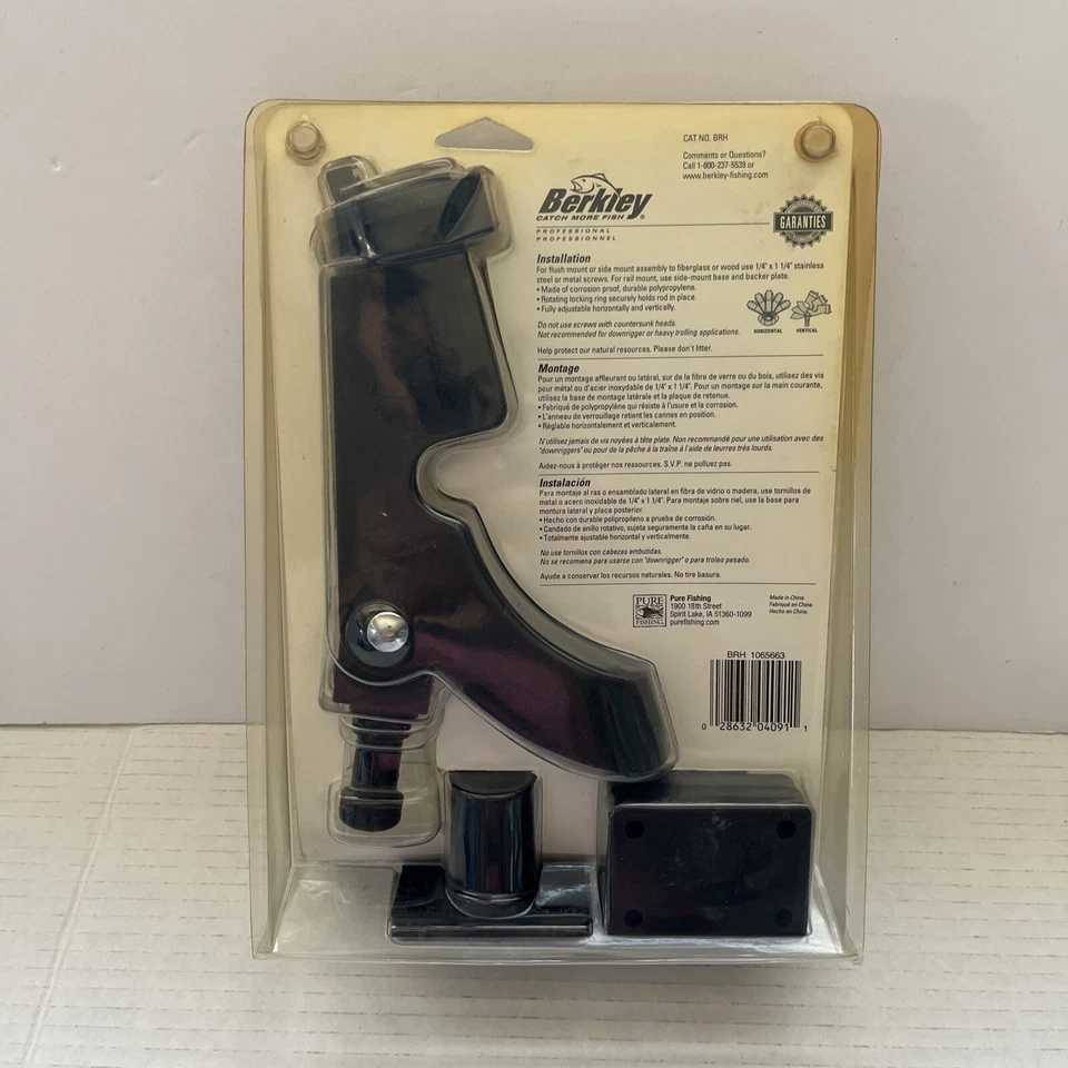 Berkley Sistema de Suporte de Vara de Pesca Profissional Pescador Para Barco Doca Lago Novo - Imagem 2 de 4