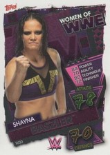 Shayna Baszler 2021 Topps WWE Slam Attax Foil Women of WWE #W30