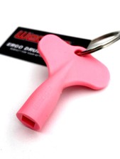 Wedgie Ergonomic Drum Key with Keychain  Pink  1 pc
