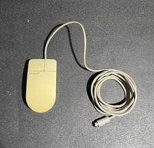 Vintage Microsoft 2 Button PS/2 Compatible Computer Mouse Trackball Japan