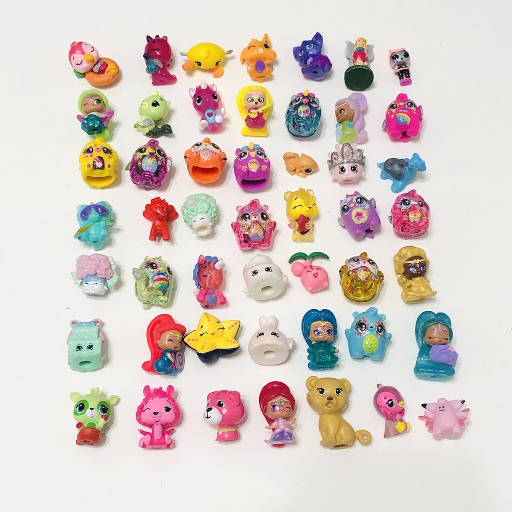Mini Figurines Pokemon Hatchimals Shopkins Shimmer & Shine - Mixed Lot of 49