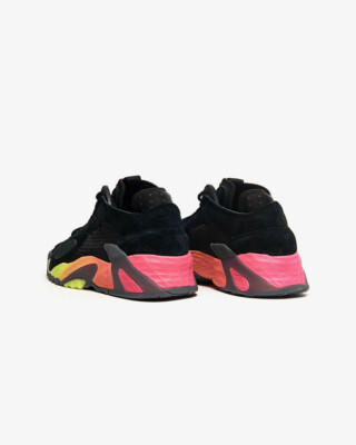 Adidas Streetball EF1906 Multicolor Black Pink Yellow Mens SZ 14 Basketball Shoe Adidas Streetball Basketball Shoes Black Suede Multicolor  main image 4