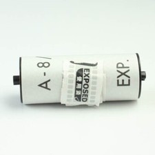 EMPTY Metal 127 Roll Film Spool - with Backing Paper - for Respooling/Re-Rolling