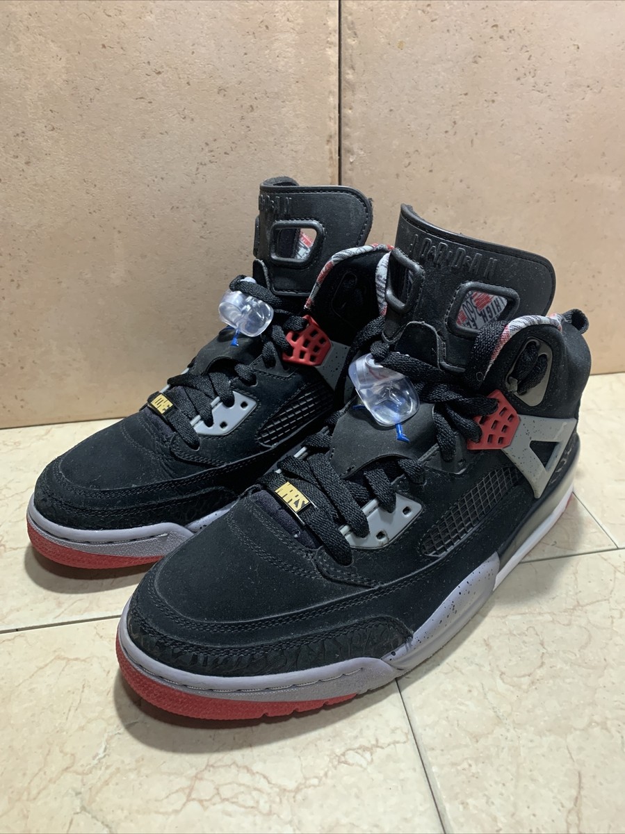 NIKE AIR JORDAN SPIZIKE BLACK VARSITY RED-CEMENT GREY 8.5 NIKE AIR JORDAN SPIZIKE BLACK VARSITY RED-CEMENT GREY 8.5