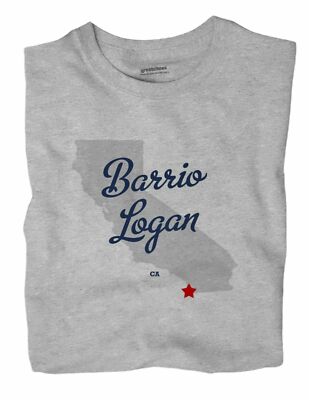 Barrio Logan California CA Calif T-Shirt San Diego MAP