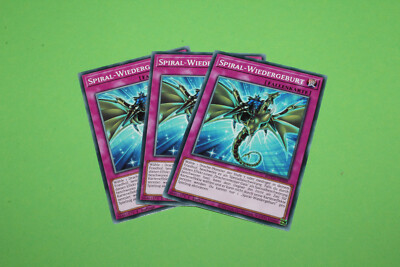 YuGiOh Playset ROTD-DE069 Spiral-Wiedergeburt Common 3x