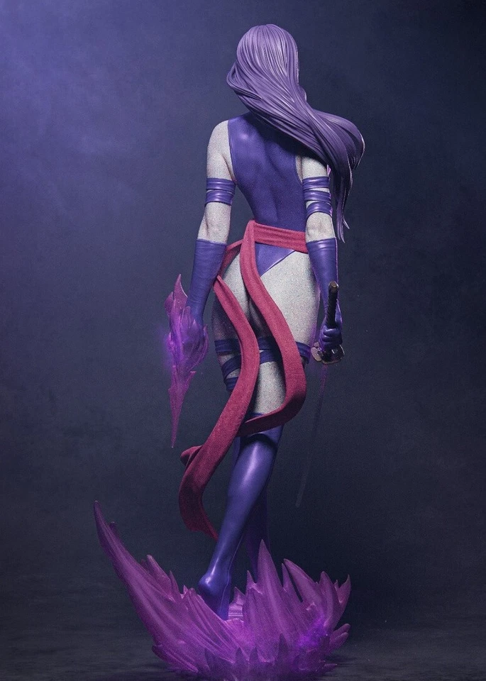 Psylocke/Xmen/Figura 25cm/Profissional Pintado - Imagem 4 de 4