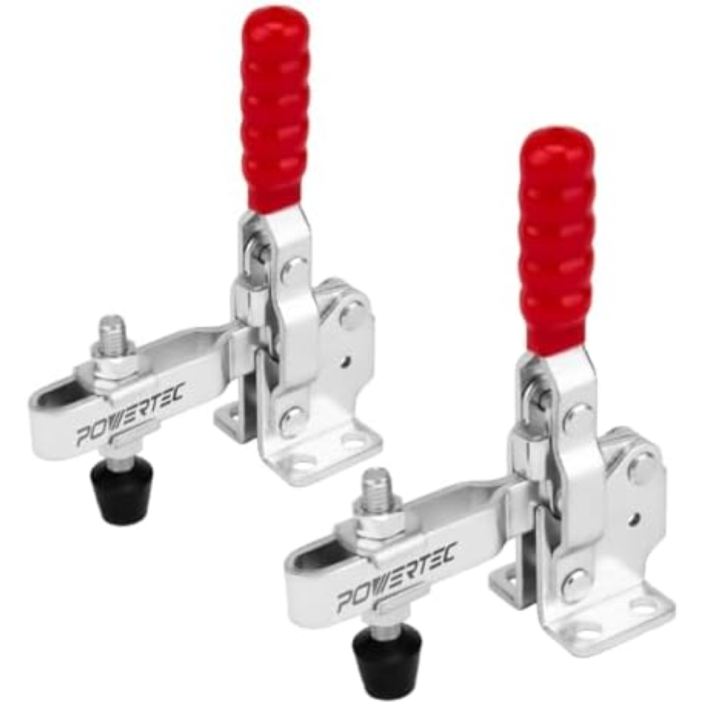 POWERTEC 2 morsetti a levetta, capacitÃ  di tenuta 226,8 kg, morsetti verticali