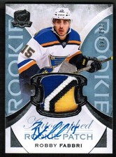 2015 16 UD The Cup Robby Fabbri Auto Patch Rookie RC /249 4 Colors