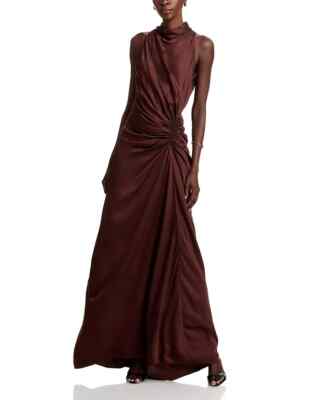 $695 A.L.C. Inez Gown, Ganache, SIZE- 12