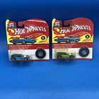 1992 Hot Wheels 25th Anniversary THE DEMON, Redlines lime candy green & blue
