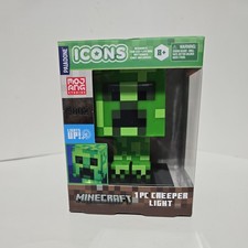 Minecraft ICONS Creeper Night Light Lamp 3D Character Figure Paladone 002 NEW 