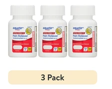 (3 pack) Equate Extra Strength Pain Reliever Acetaminophen Caplets, 500mg, Pain