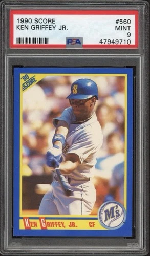 1990 Score Ken Griffey Jr. #560 PSA 9 Mint HOF Seattle Mariners