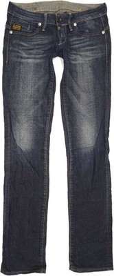 G-Star Midge Damen Jeans blau Straight Slim Stretch W29 L35 (86413)