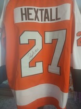 Autographed Philadelphia Flyers Ron Hextall Jersey (XL with coa)