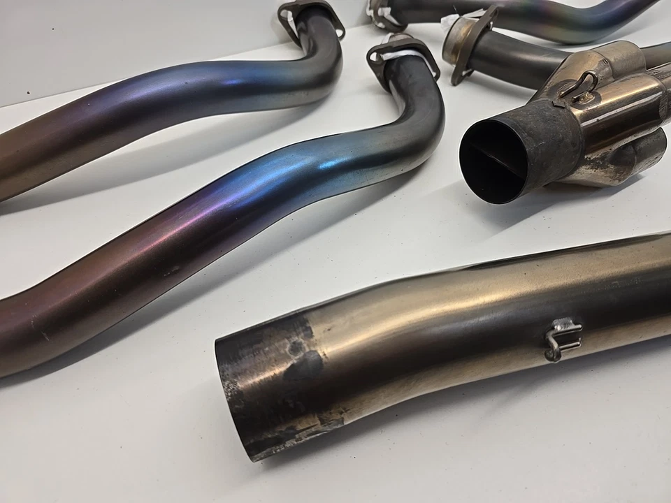 Suzuki GSX 1400 2001 - 2008 Yoshimura Cyclone Titanium Exhaust Headers - Image 4 of 4